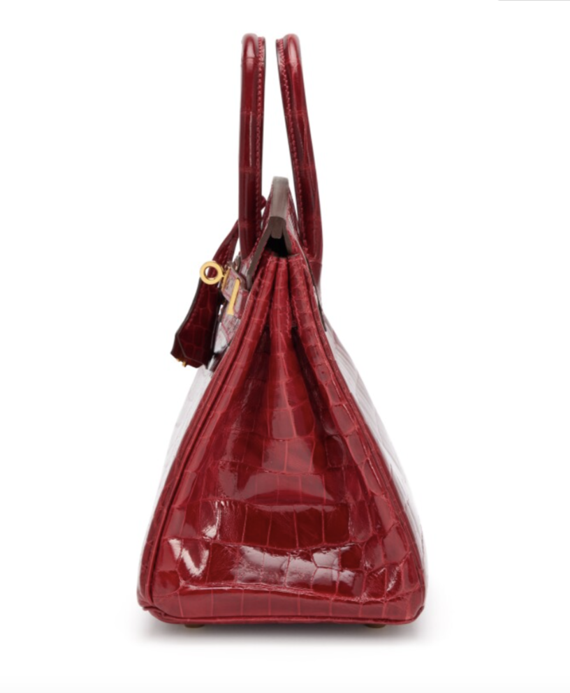 Croc-Embossed Designer Tote