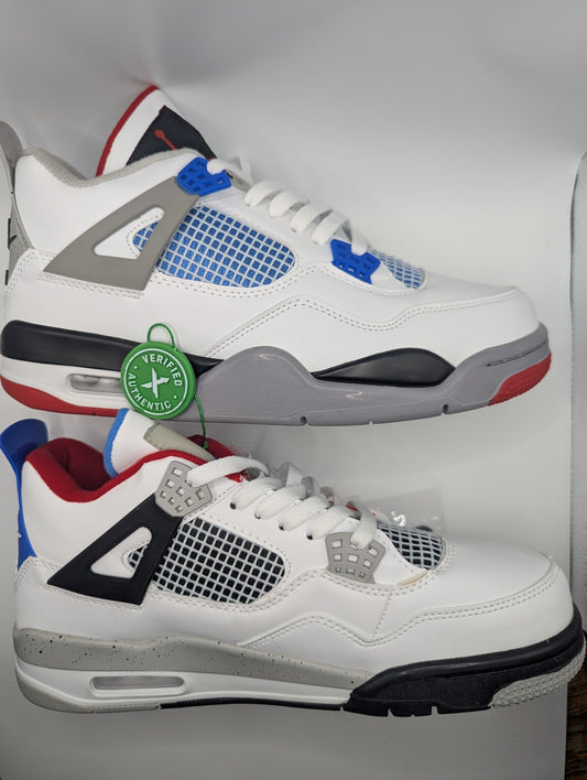 Retro4 White with Multi Accents